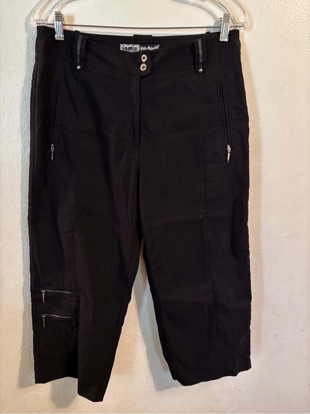 jamie sadock Black Women's Golf Pants with Branded Waistband